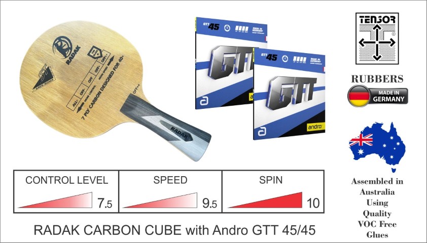 RADAK Carbon Cube Ready To Play GTT 45/45 Combo